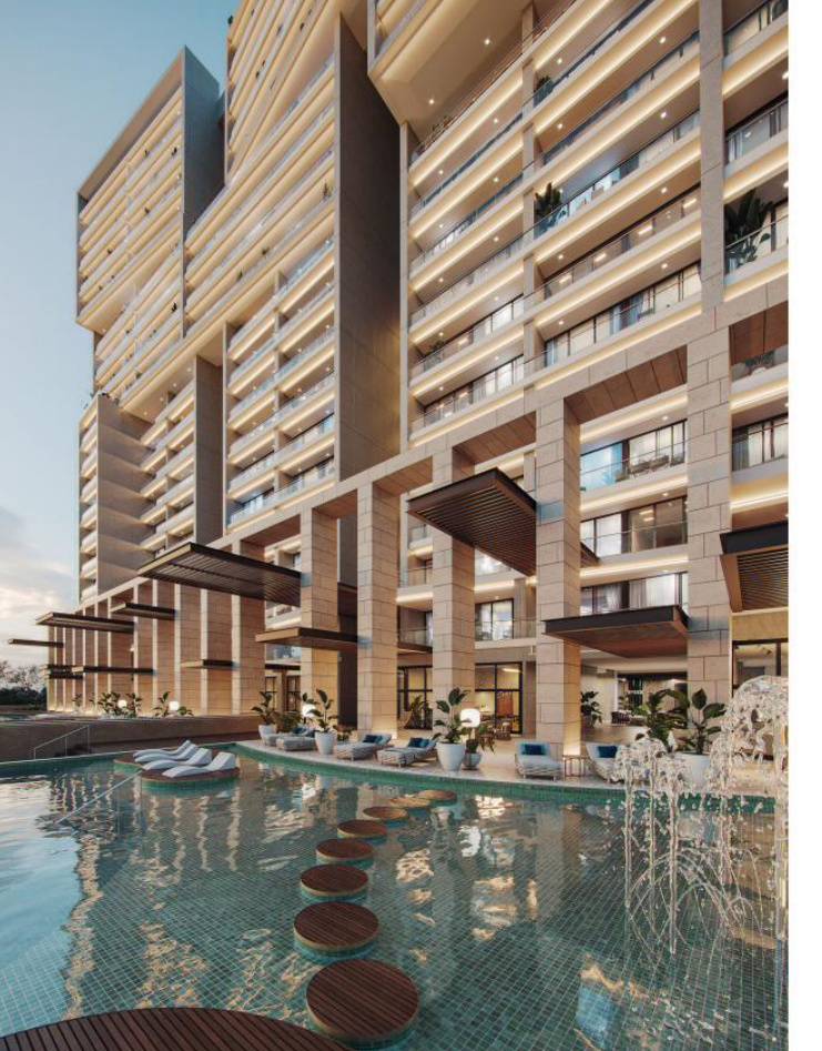 BLAS Puerto Cancún — canal-front tower with sky pool