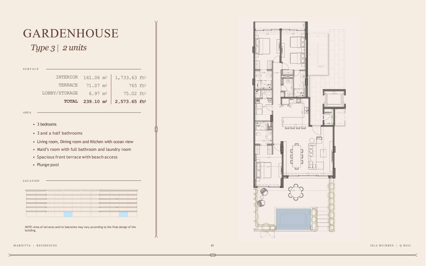 GardenHouse Type 3 floor plan
