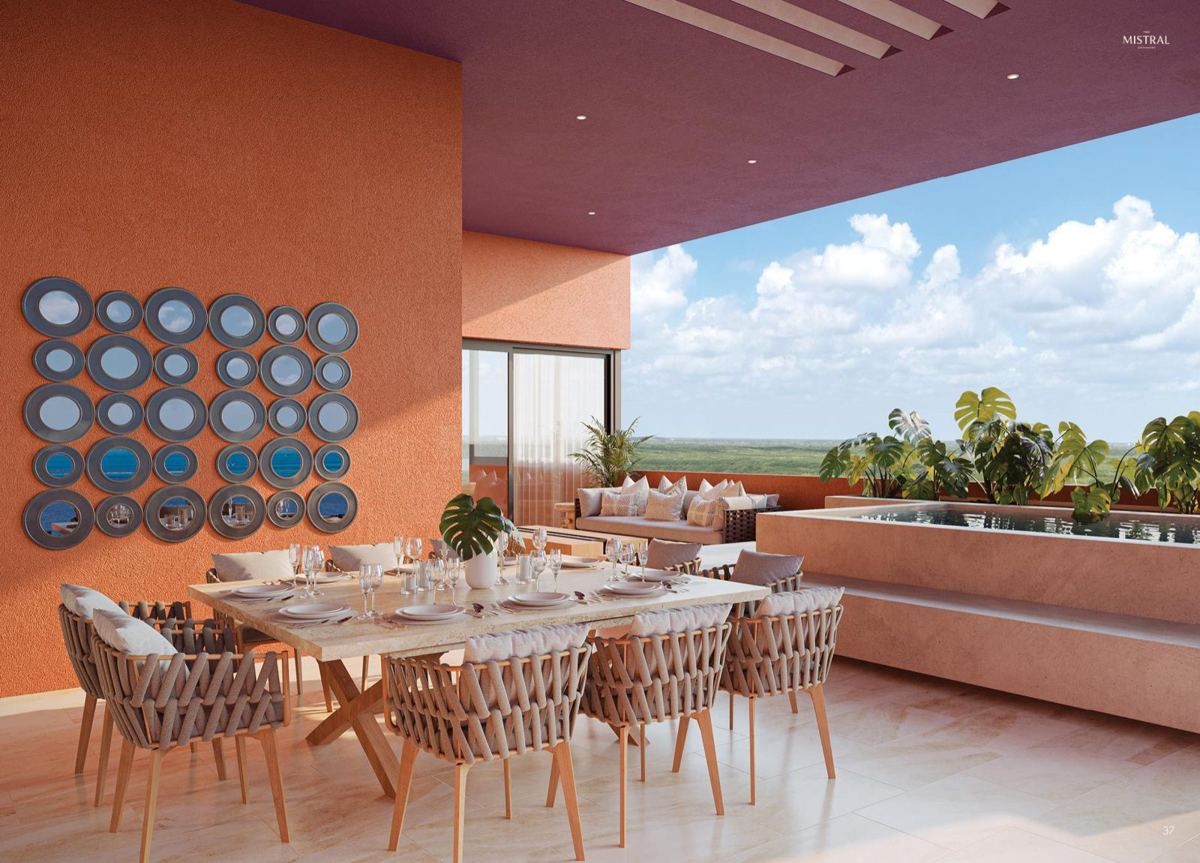 Terraza privada con vista